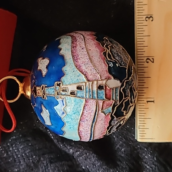 Boston Head Light Cloissoine Ornament - Picture 9 of 16